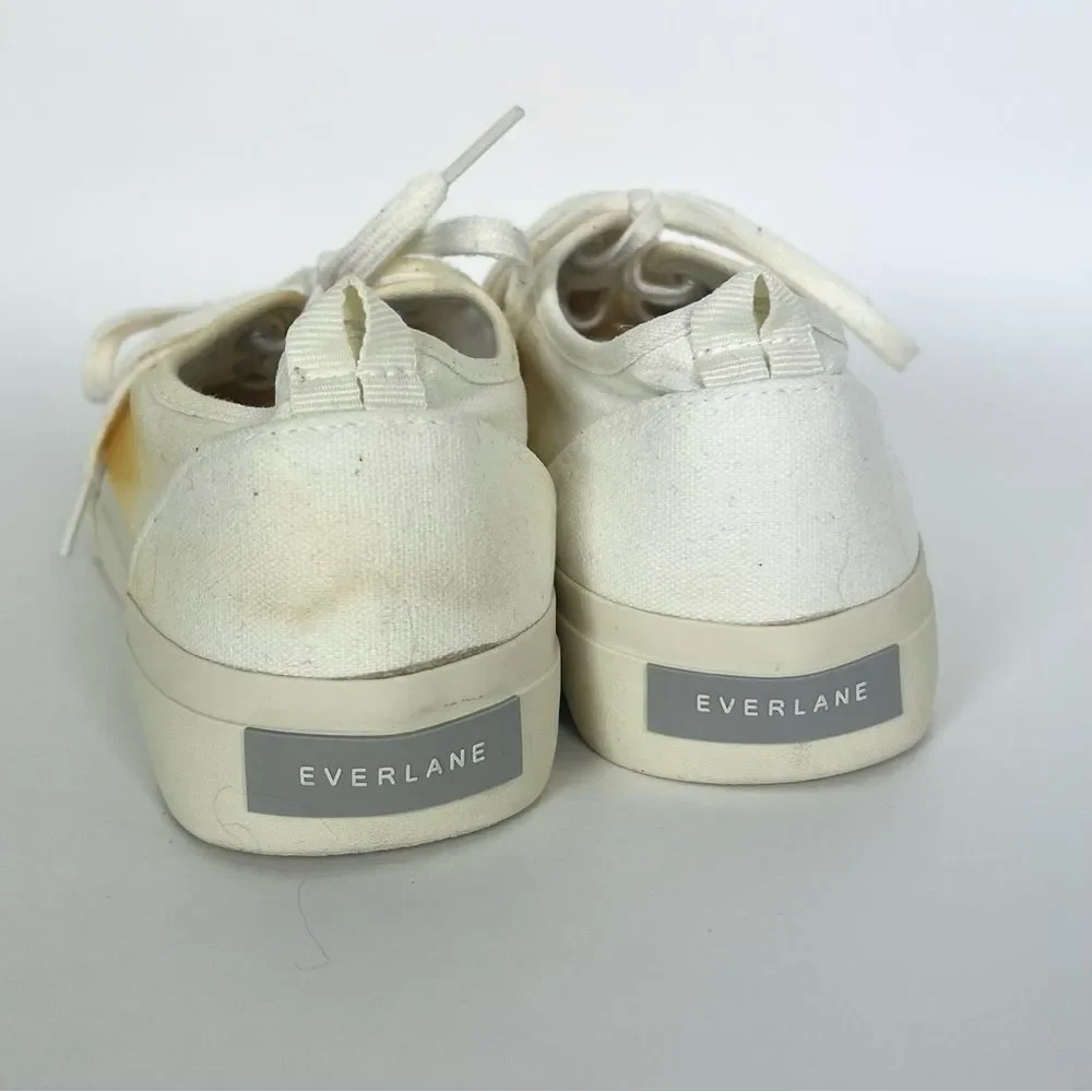 Everlane The Forever Sneaker in Marigold Dip Yellow Ombre Tie Dye